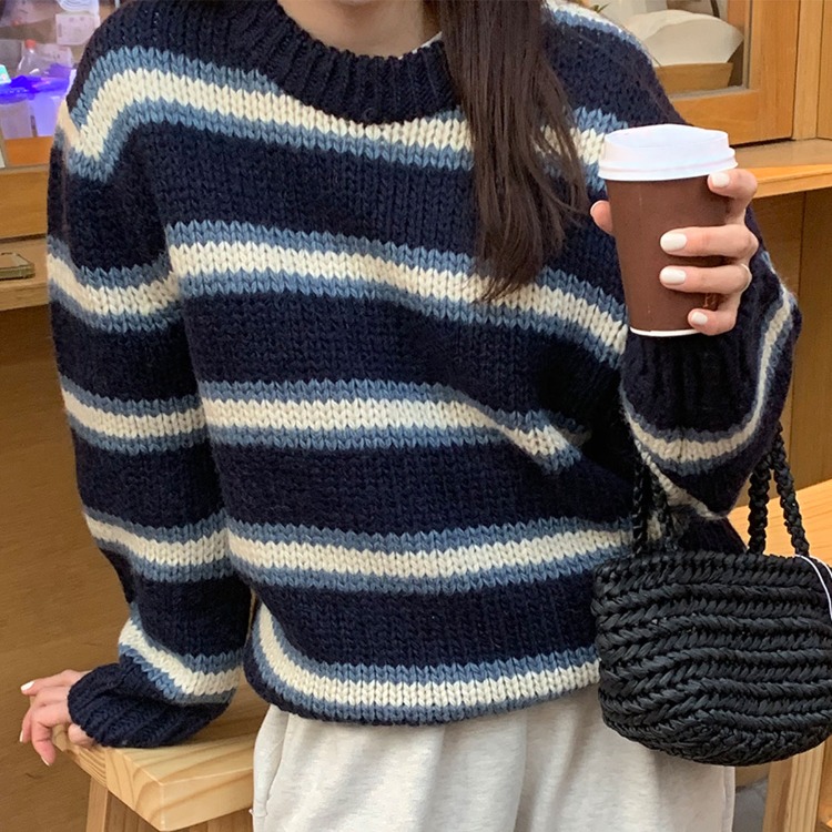 [wool 70%] 디튼스트라이프 - knit
