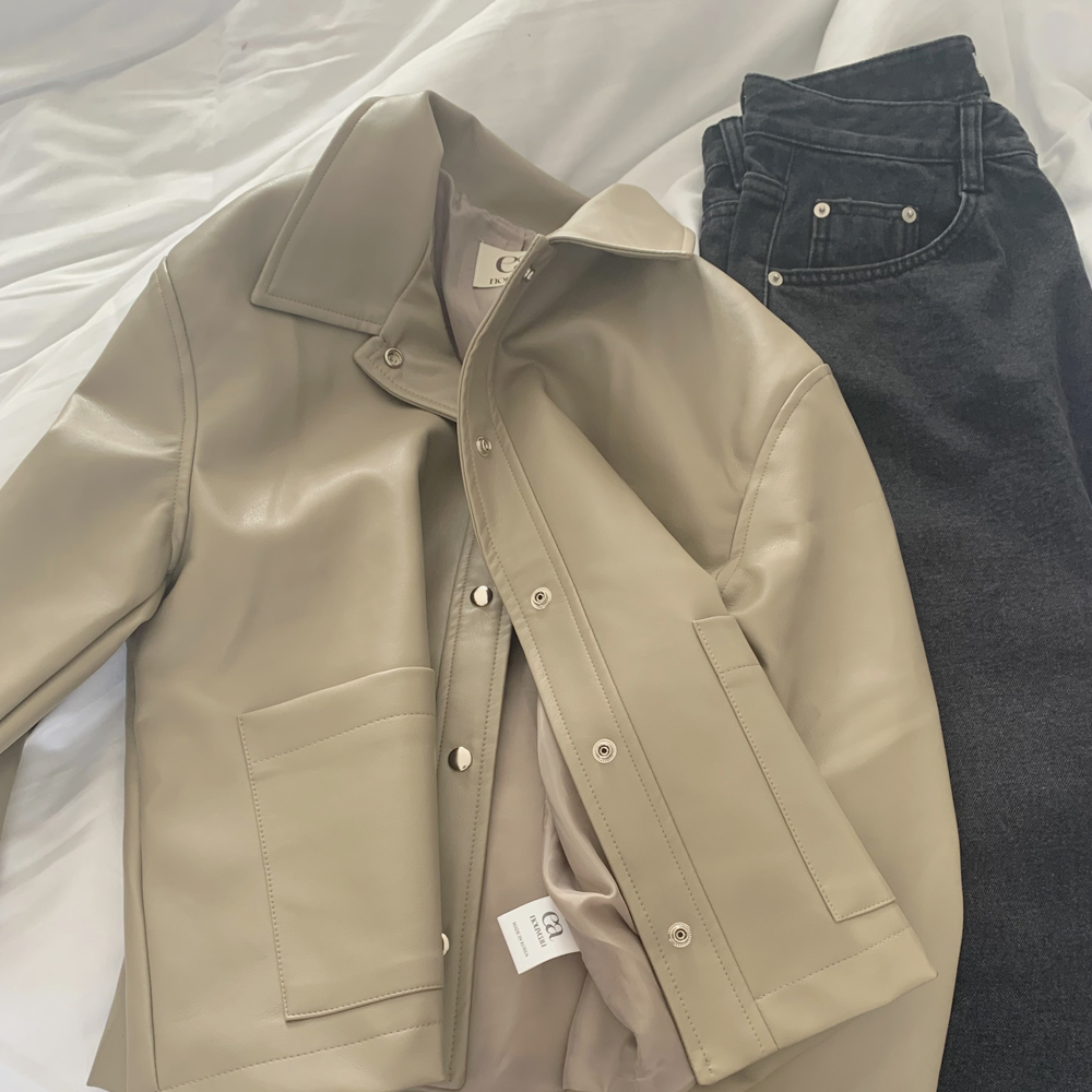 [NOUVEAU/early bird] Taff leather - jacket
