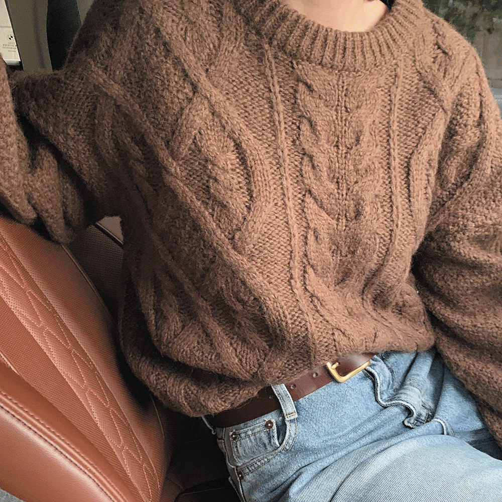 코젤꽈배기 - knit