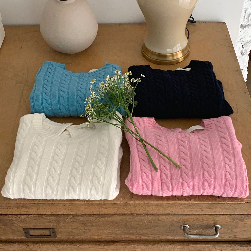 [메리노울] 러비 하프 - knit