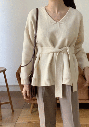 [wool 80%] 슬레어스트랩 - knit