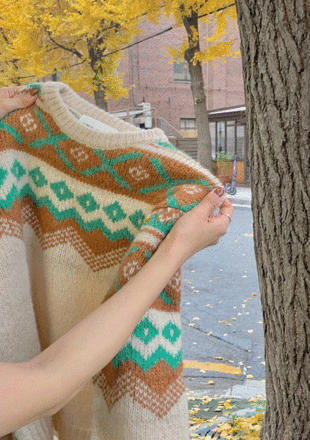 큐블패턴 - knit