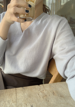 [cashmere + wool] 더리프 - knit