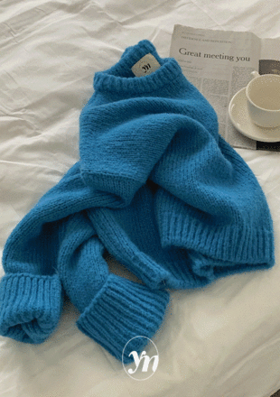 [YELLOMOI/alpaca] 모앙알파카 new color  - knit