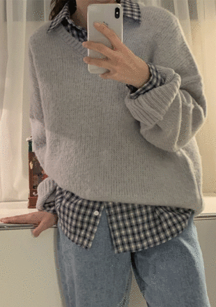 [wool 50%] 라버 - knit