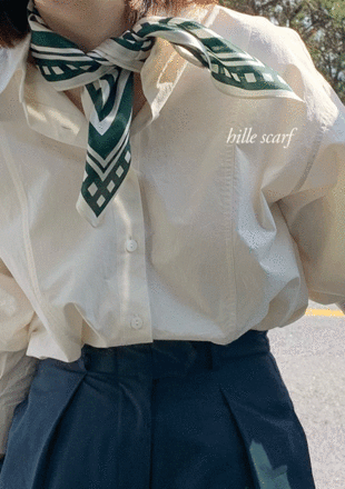 [실크] hille -  scarf
