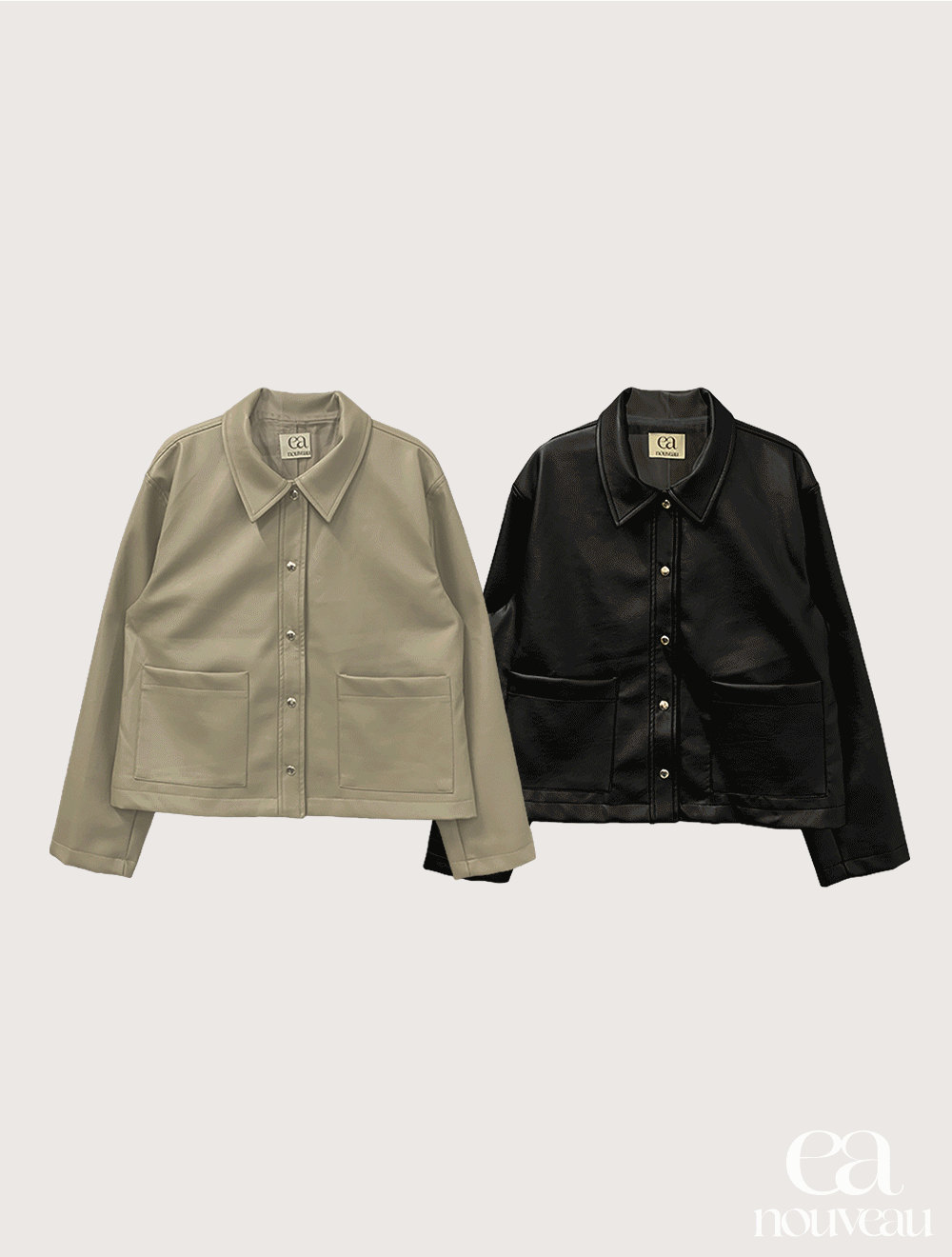 [NOUVEAU/early bird] Taff leather - jacket