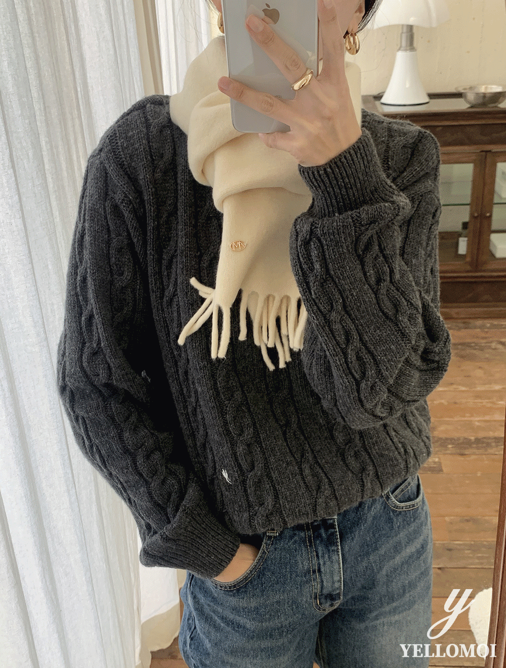 [YELLOMOI] 코타 케이블 - knit