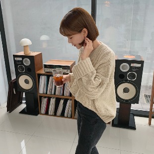[기획특가] 루디트꽈배기 - knit ( 39,000 → 33,000 won )