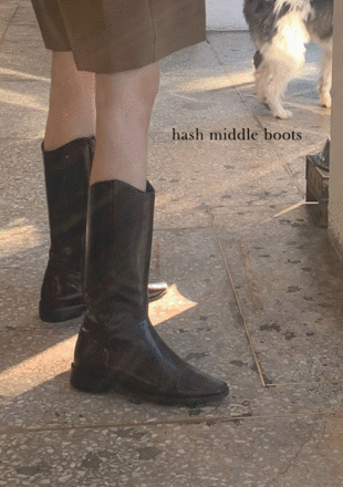 hash middle boots - shoes
