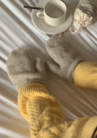 [pinemerino wool 60%+cashmere 5%] cashmere must gloves - acc